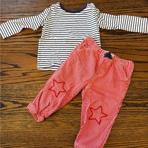Baby Boden Pants and Shirt Set